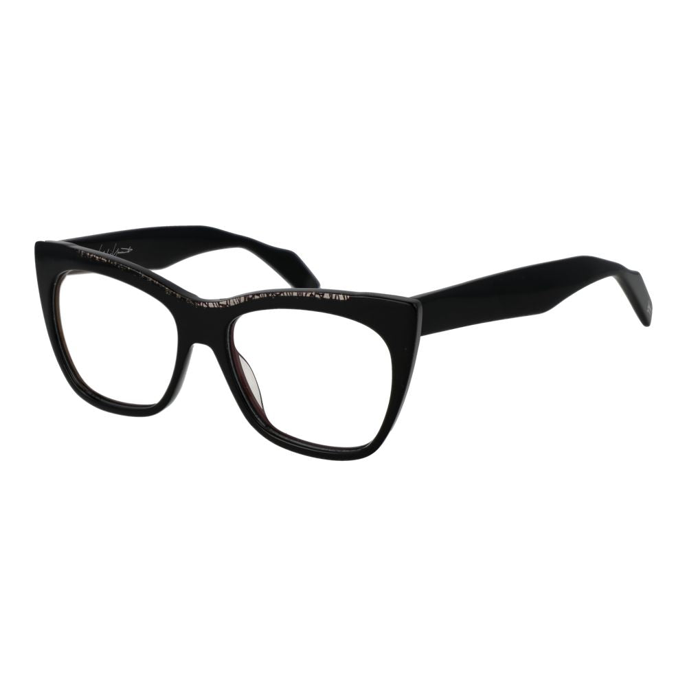 Yohji Yamamoto Black Cat Eye Glasses Frame for Men