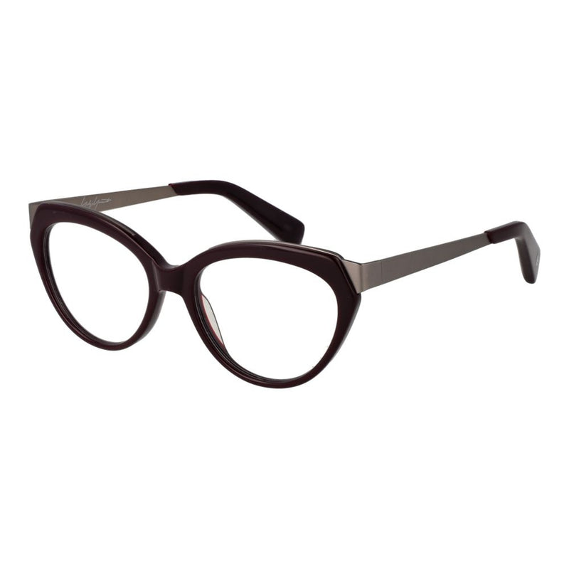 Yohji Yamamoto Purple Unisex Cat Eye Glasses Frame