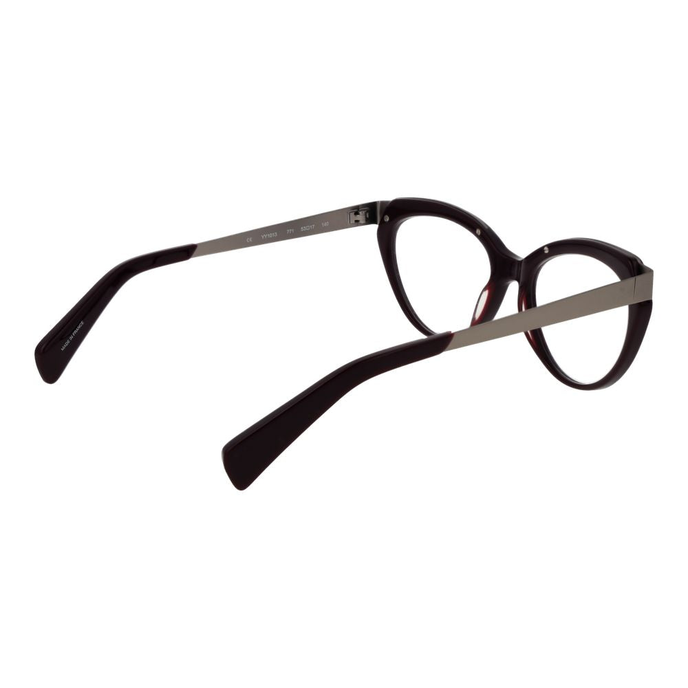 Yohji Yamamoto Purple Unisex Cat Eye Glasses Frame