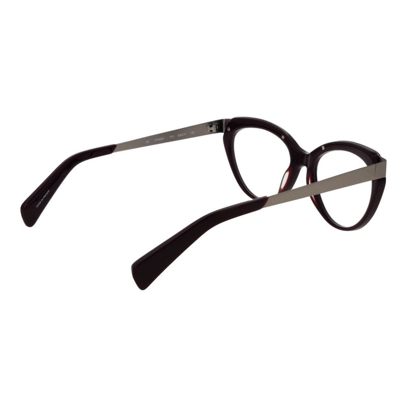 Yohji Yamamoto Purple Unisex Cat Eye Glasses Frame