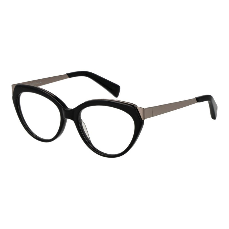 Yohji Yamamoto Black Unisex Cat-Eye Glasses Frame