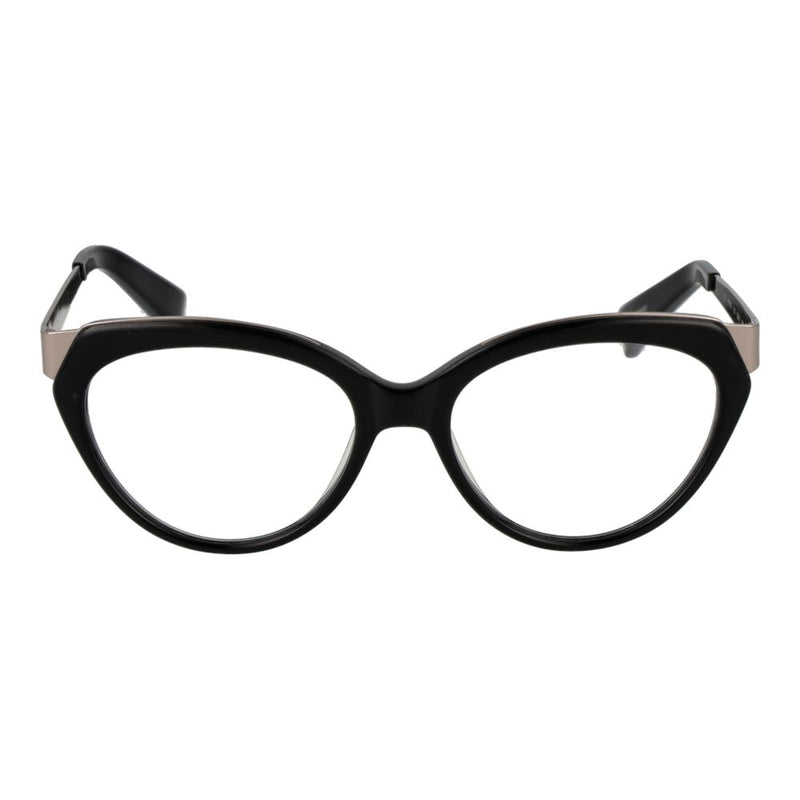 Yohji Yamamoto Black Unisex Cat-Eye Glasses Frame