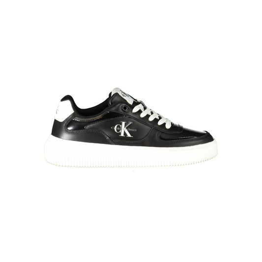Calvin Klein Black Polyester Sneaker - Élégant et Confortable