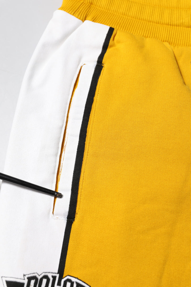 Pantalon de jogging en coton jaune Dolce &amp; Gabbana