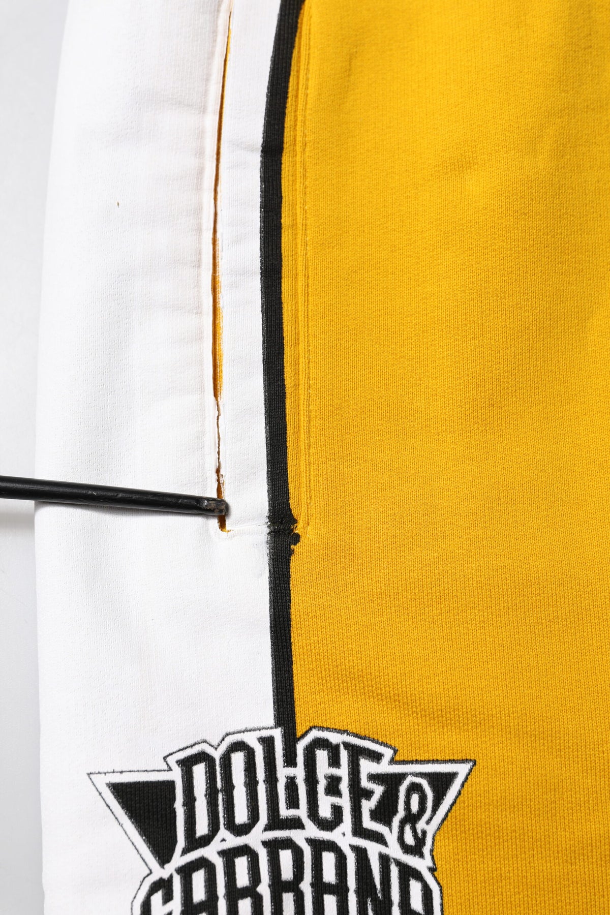 Pantalons de jogging en coton 100% jaune de Dolce &amp; Gabbana