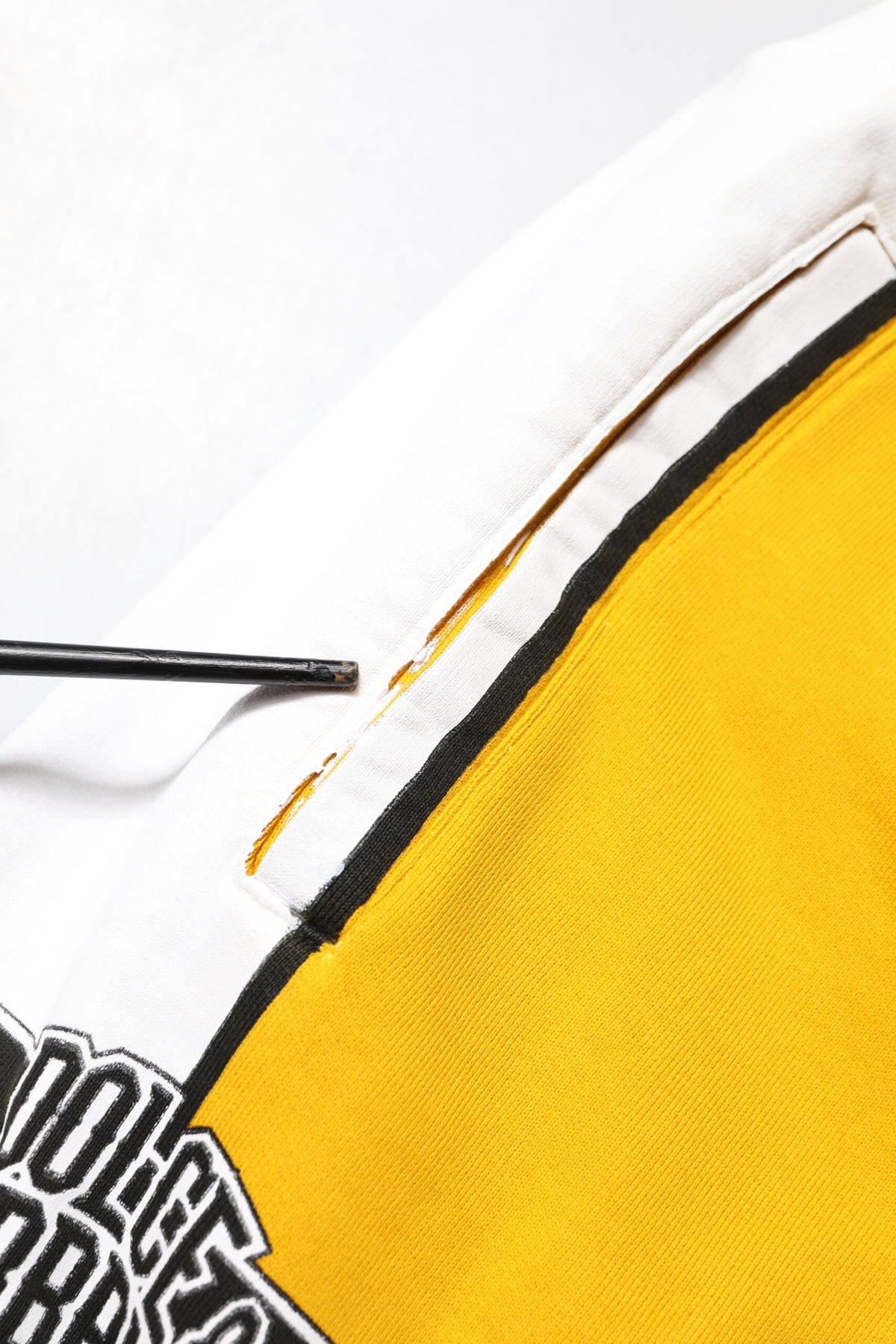 Pantalon de jogging en coton jaune avec logo Dolce &amp; Gabbana