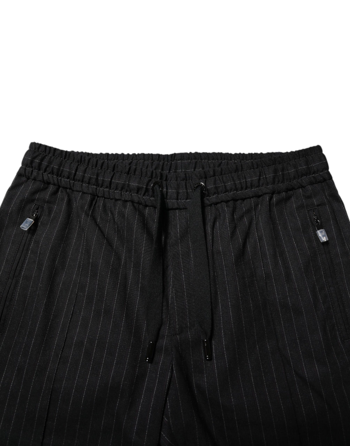 Pantalon de jogging en laine rayé noir pour homme de Dolce &amp; Gabbana