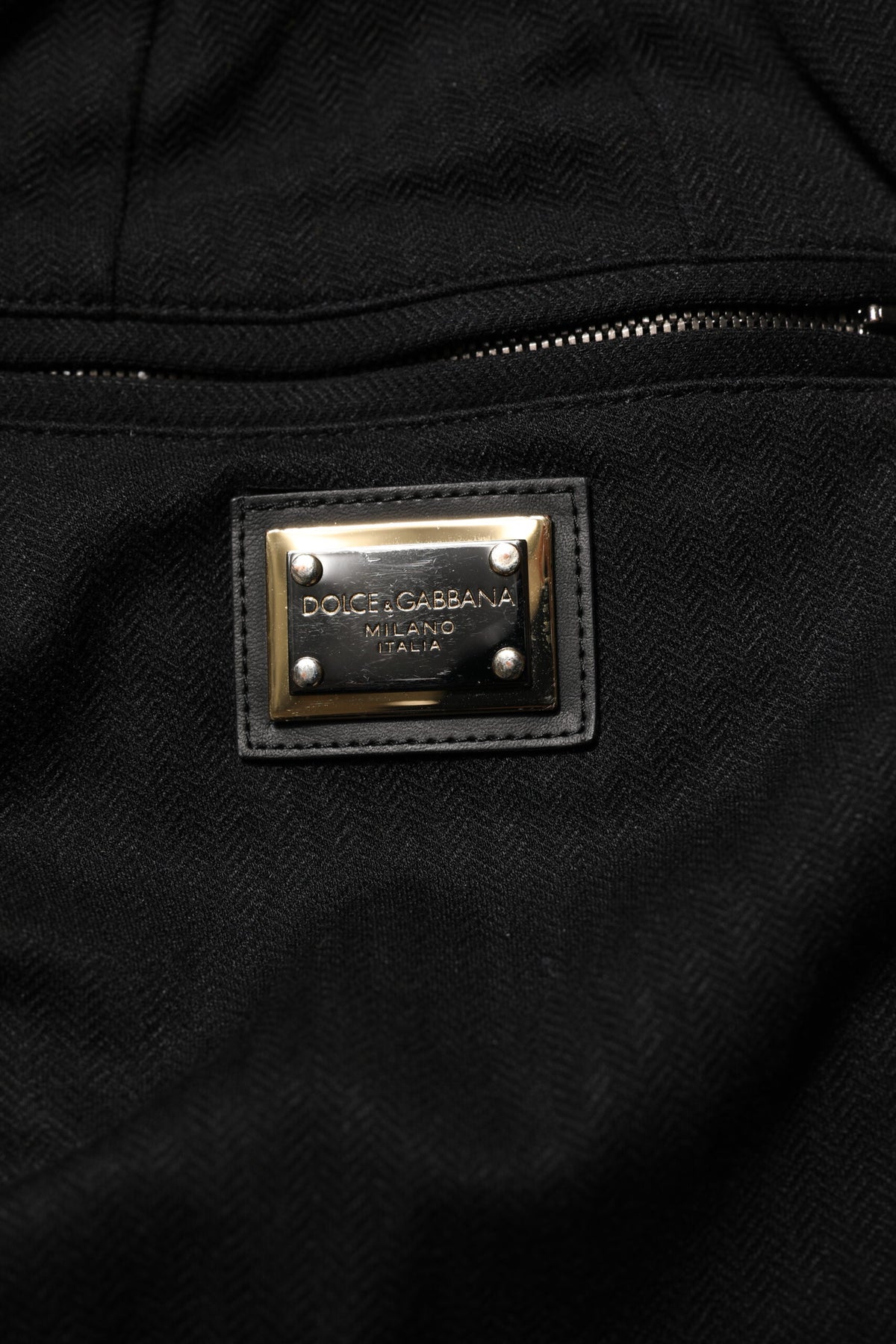 Pantalon de jogging homme Dolce &amp; Gabbana noir en viscose, coupe skinny, logo.