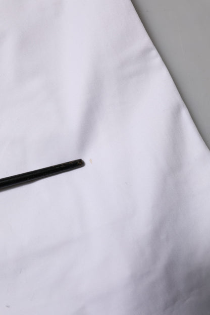 Dolce & Gabbana White Chinos Cotton Stretch Casual Shorts