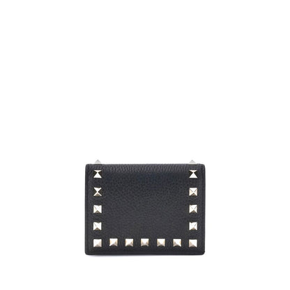 Portefeuille en cuir Rockstud Valentino Garavani
