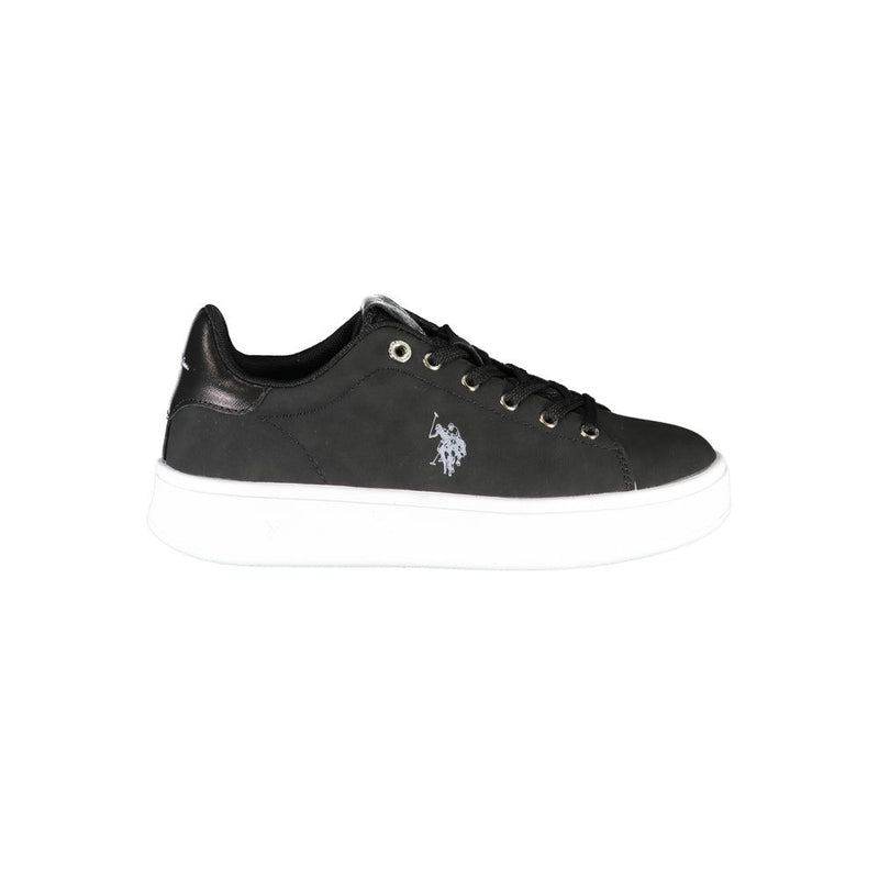 U.S. POLO ASSN. Black Polyester Women Sneaker - Stylish Comfort