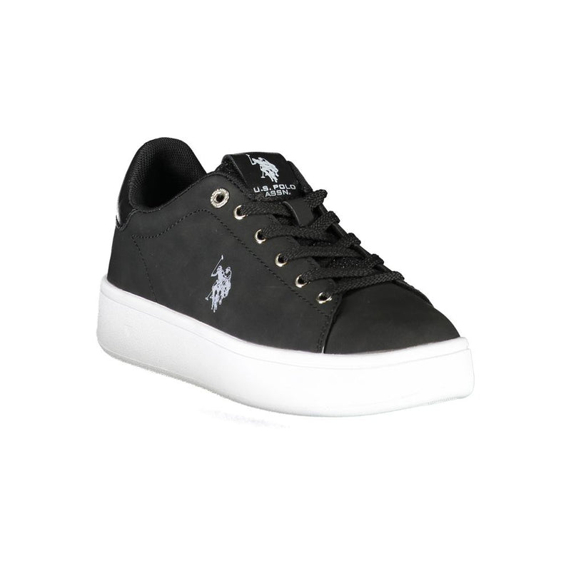 U.S. POLO ASSN. Black Polyester Women Sneaker - Stylish Comfort