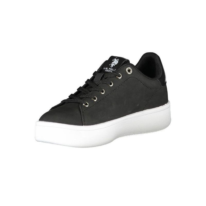 U.S. POLO ASSN. Black Polyester Women Sneaker - Stylish Comfort