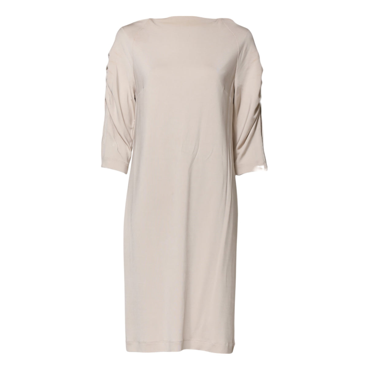 Robe fourreau ivoire en viscose Roberto Cavalli