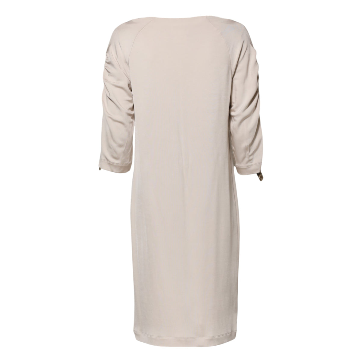 Robe fourreau ivoire en viscose Roberto Cavalli