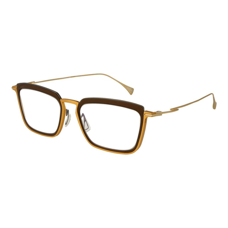 Yohji Yamamoto Gold Women Glasses Frame - Élégance et Style