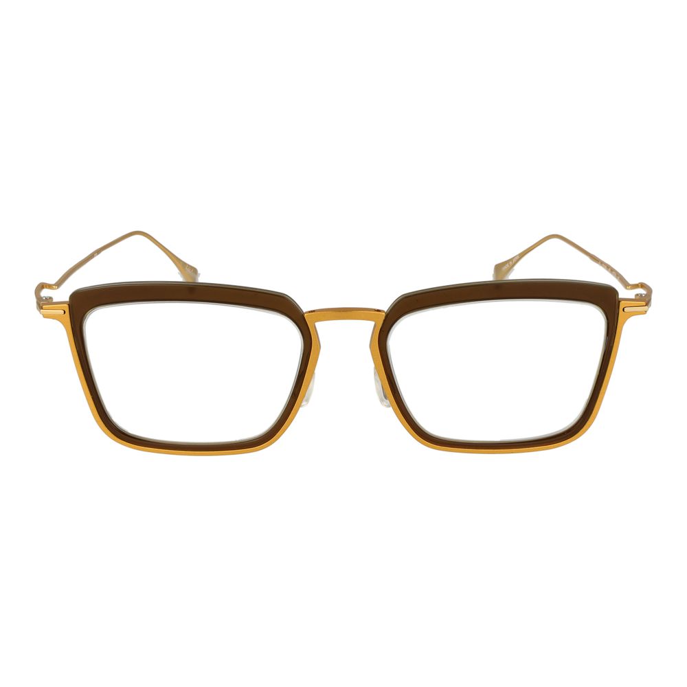 Yohji Yamamoto Gold Women Glasses Frame - Élégance et Style