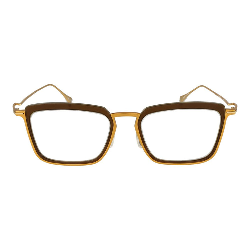 Yohji Yamamoto Gold Women Glasses Frame - Élégance et Style