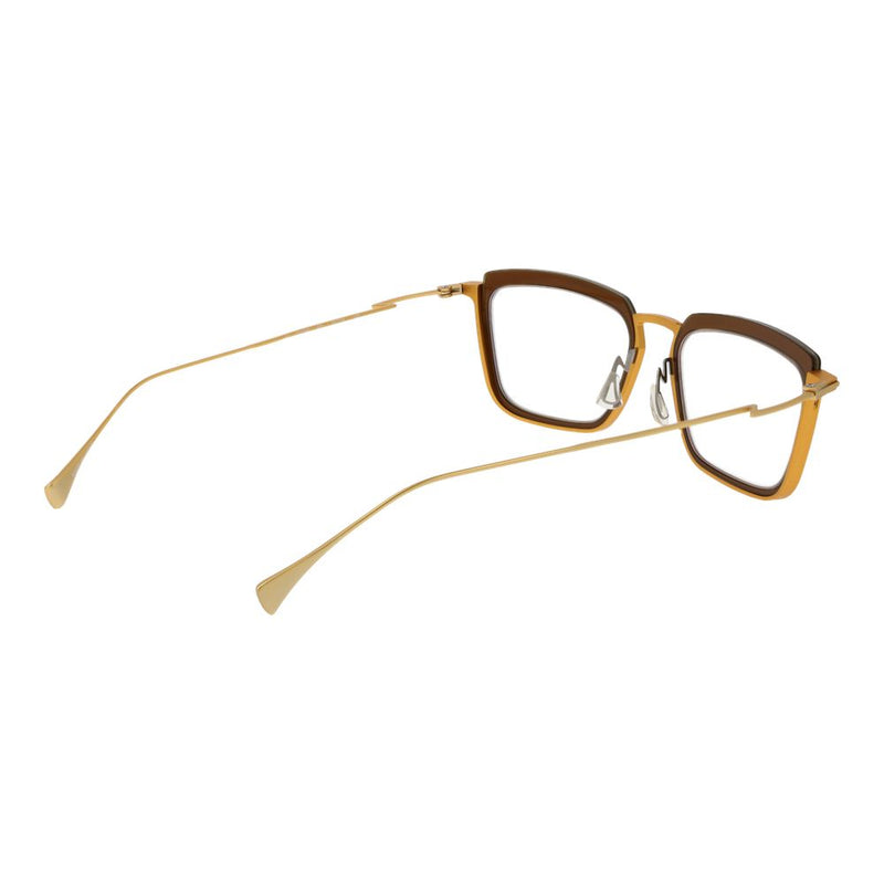 Yohji Yamamoto Gold Women Glasses Frame - Élégance et Style