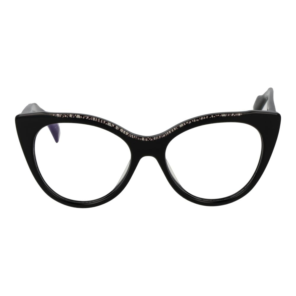 Yohji Yamamoto Lunettes Femme Noires - Style Cat-Eye Élégant