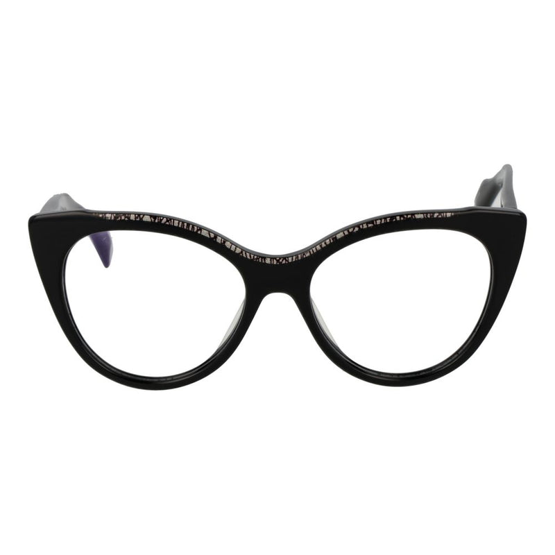 Yohji Yamamoto Black Women Glasses Frame - Chic Cat-Eye Style