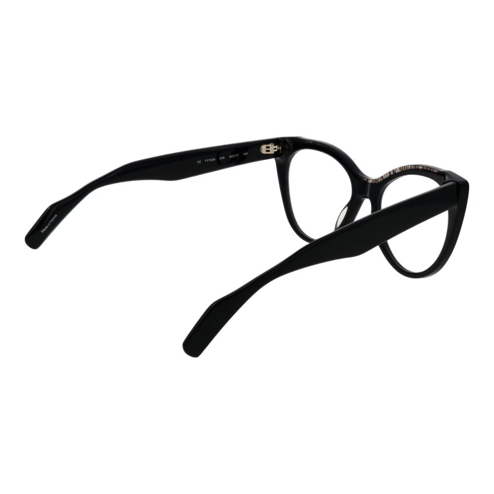 Yohji Yamamoto Lunettes Femme Noires - Style Cat-Eye Élégant