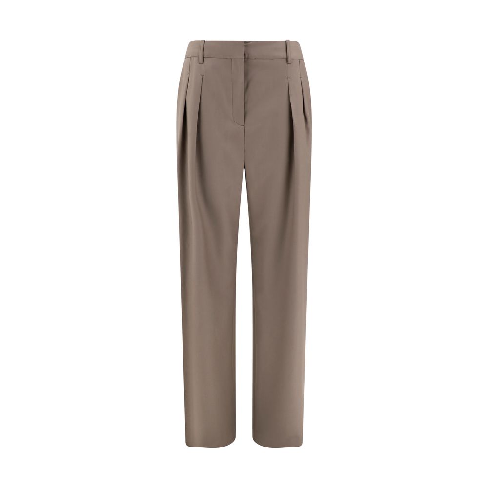 Loulou De Saison wijde broek van wol