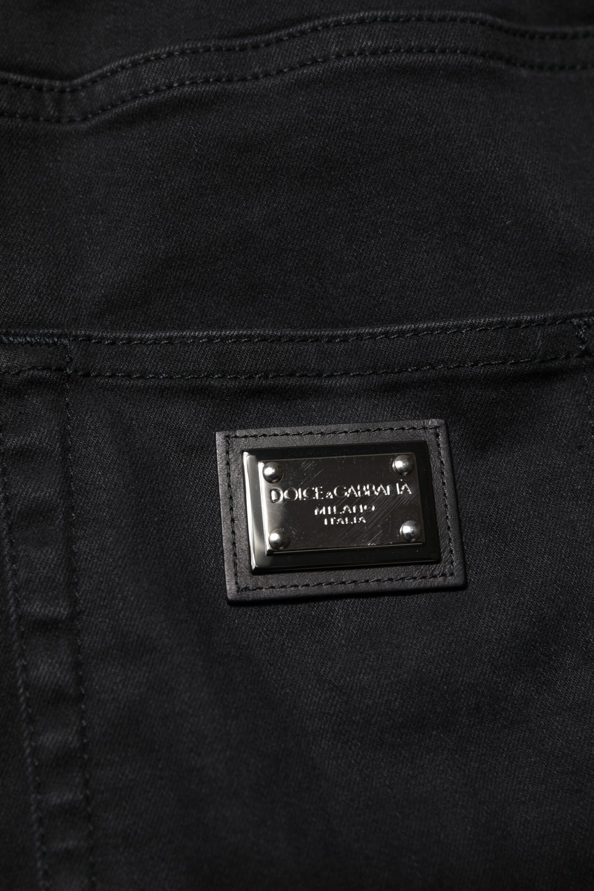Dolce & Gabbana Jeans Femme Skinny Taille Haute Noir