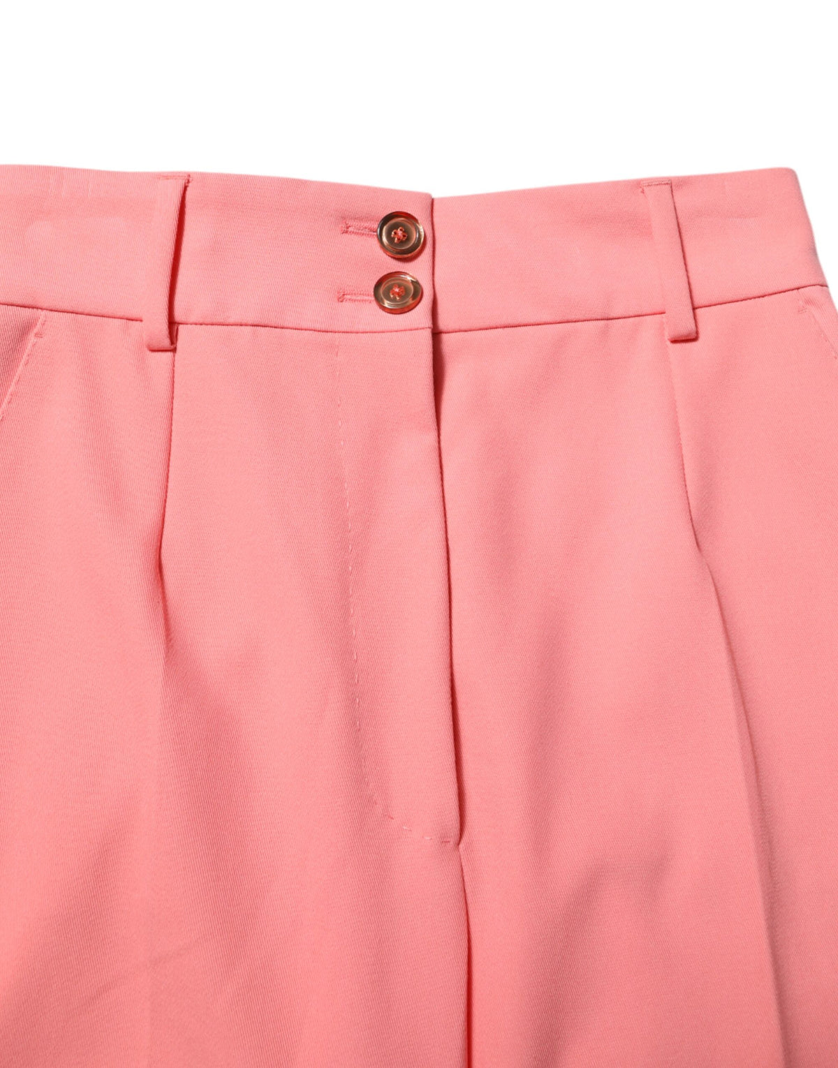 Dolce & Gabbana Pantalon Tapered Taille Haute Rose