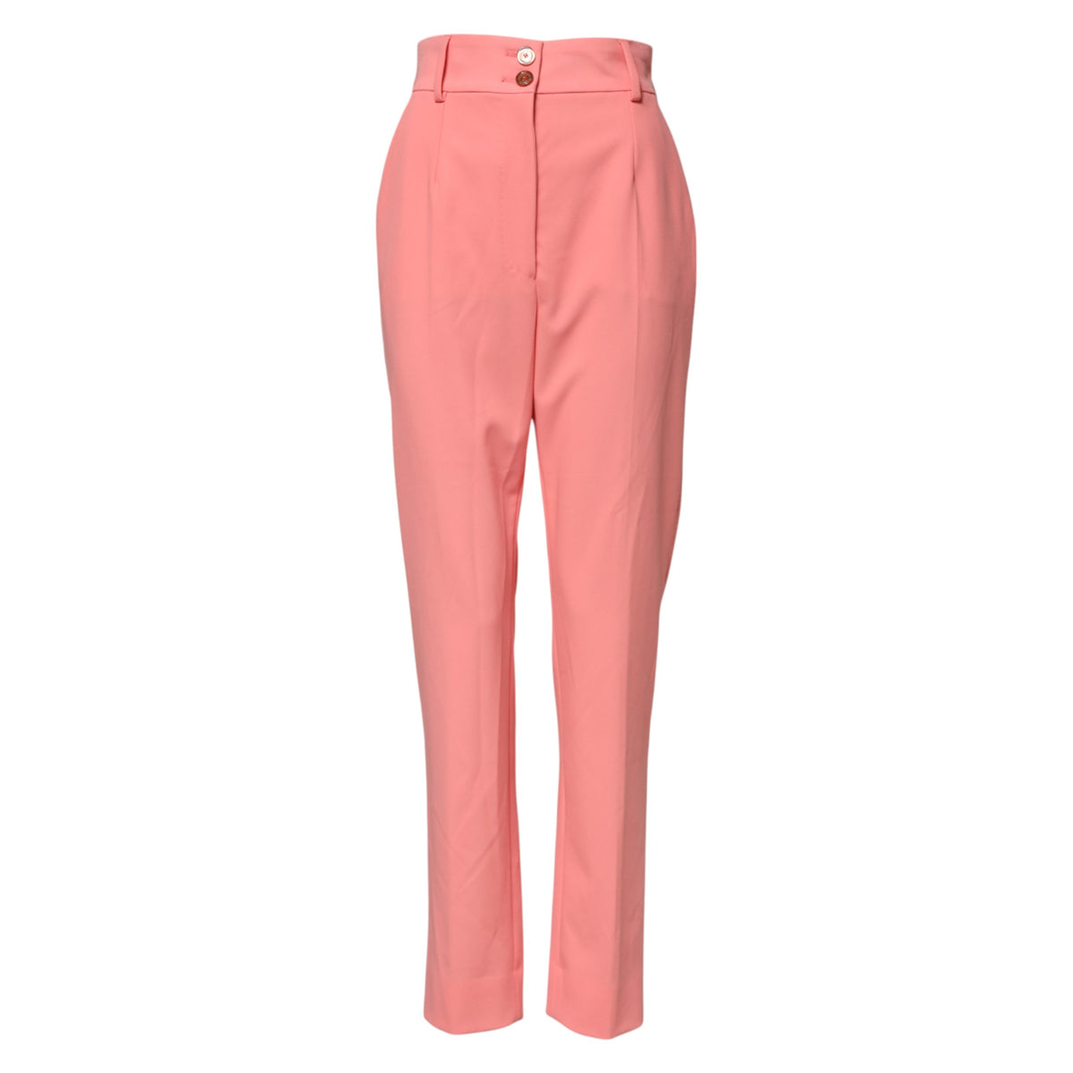 Dolce & Gabbana Pantalon Tapered Taille Haute Rose