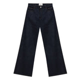 Jean taille haute en coton bleu Coperni - Élégant et Confortable