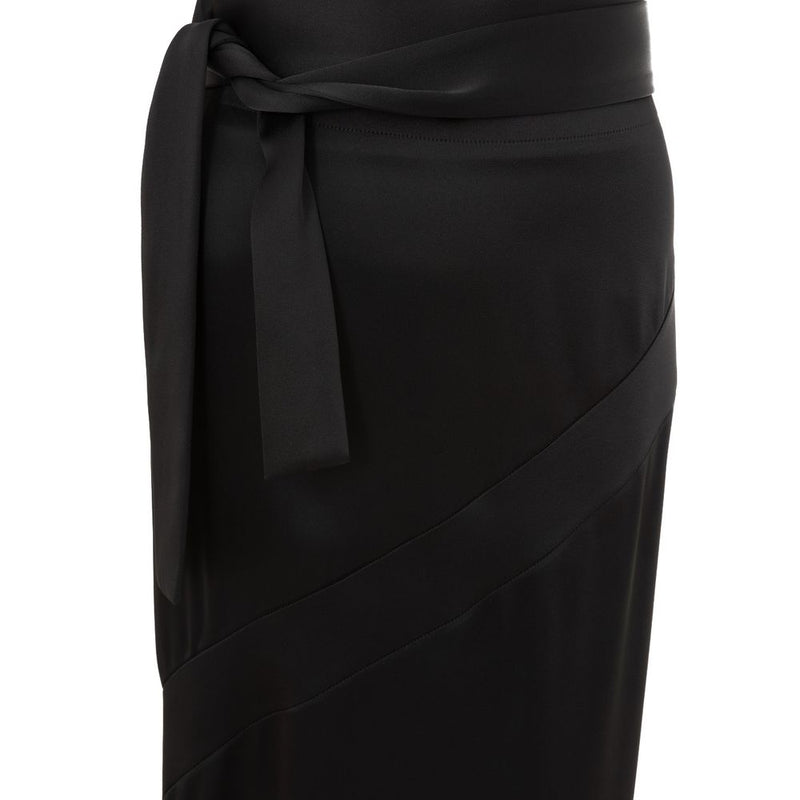 Tom Ford Black Acetate Long Skirt - Elegant Pencil Design