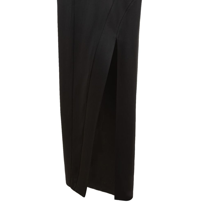 Tom Ford Black Acetate Long Skirt - Elegant Pencil Design