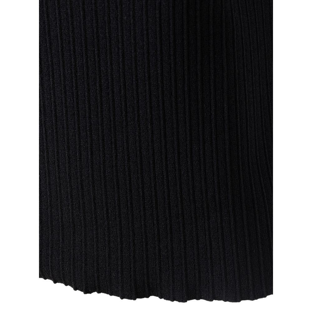 Tom Ford Black Silk T-Shirt - Luxurious Stretch Ribbed Design