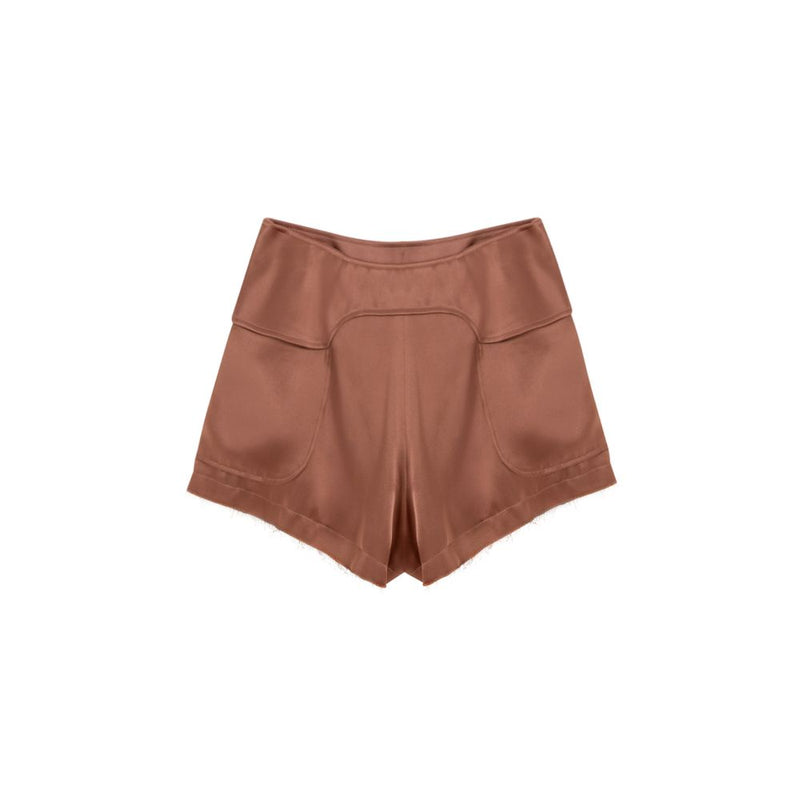 Tom Ford Shorts en Viscose Rose - Design Satin Élégant