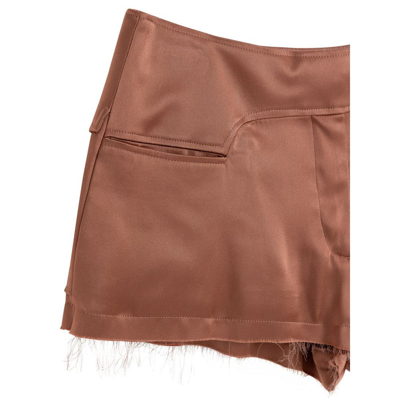 Tom Ford Shorts en Viscose Rose - Design Satin Élégant