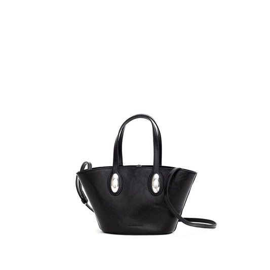 Sac à bandoulière en cuir noir Alexander Wang