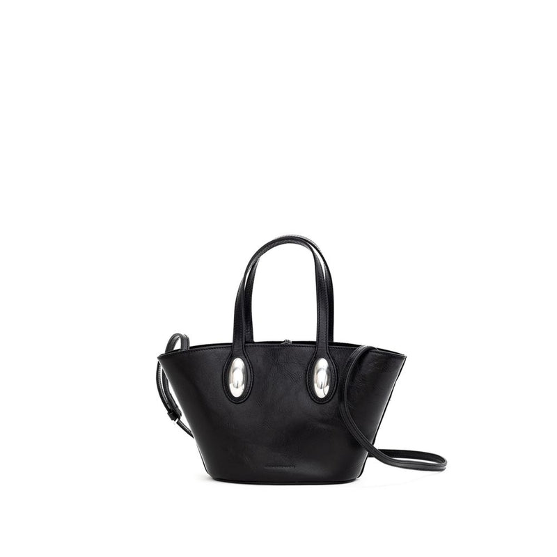Alexander Wang Black Leather Mini Tote Dome Bag - Élégance et Fonctionnalité