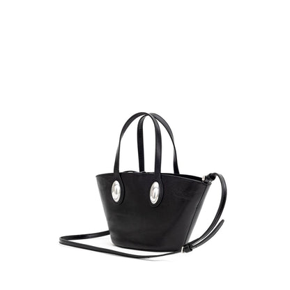 Sac à bandoulière en cuir noir Alexander Wang