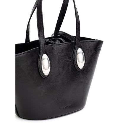 Sac à bandoulière en cuir noir Alexander Wang