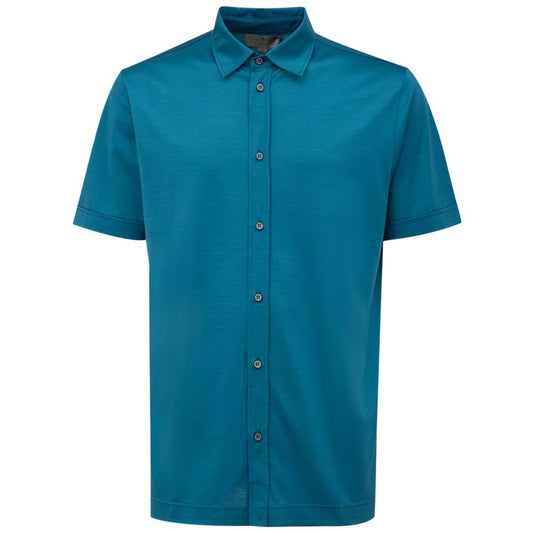 Canali Blue Cotton Shirt