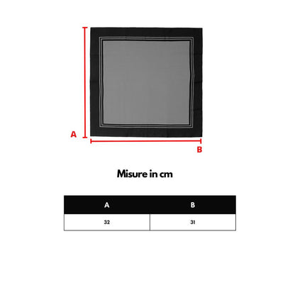 Dolce & Gabbana lichtblauwe zijden pochet