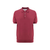 Polo en Coton Rouge Gran Sasso - Modèle Classique