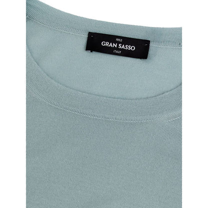 Gran Sasso blauwe cashmere trui