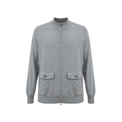 Gran Sasso grijze katoenen cardigan