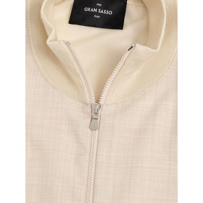 Gran Sasso beige wollen T-shirt