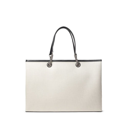 Sac cabas en coton gris Balenciaga