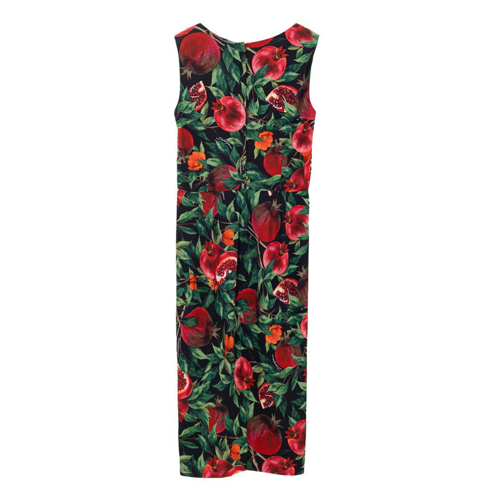 Robe Longue Bicolore en Viscose Dolce & Gabbana