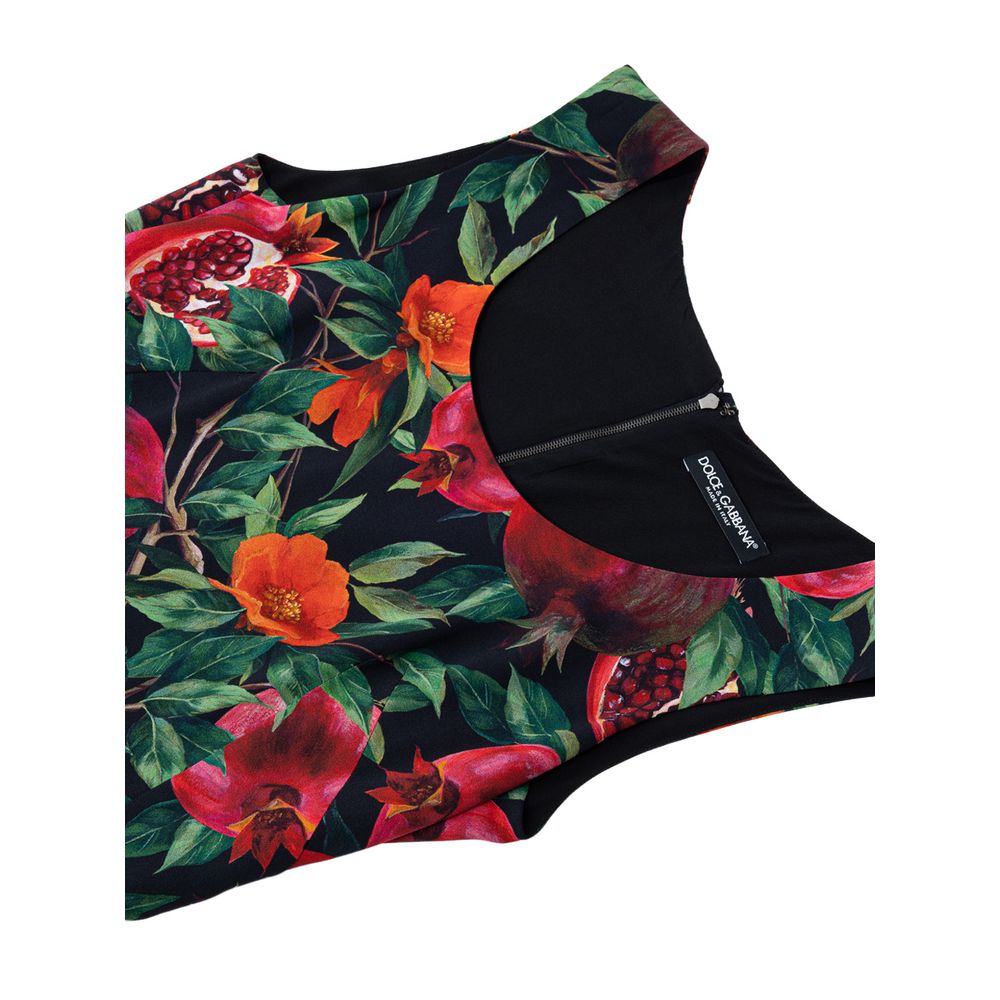 Robe Longue Bicolore en Viscose Dolce & Gabbana