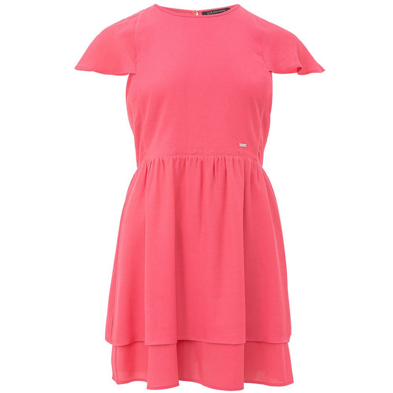 Robe Courte Fuchsia en Viscose Armani Exchange - Élégante et Polyvalente